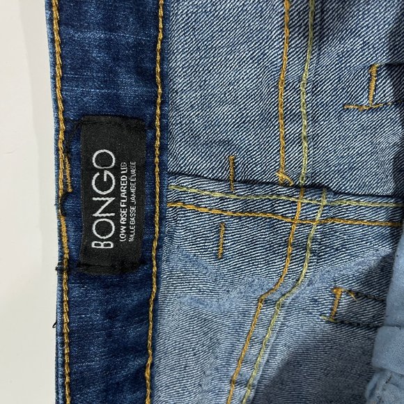 Bongo Jeans Women's Size 9 Blue 80% Cotton Low Rise 8.5in Inseam 33in - Picture 7 of 7